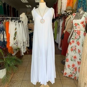 White summer dress